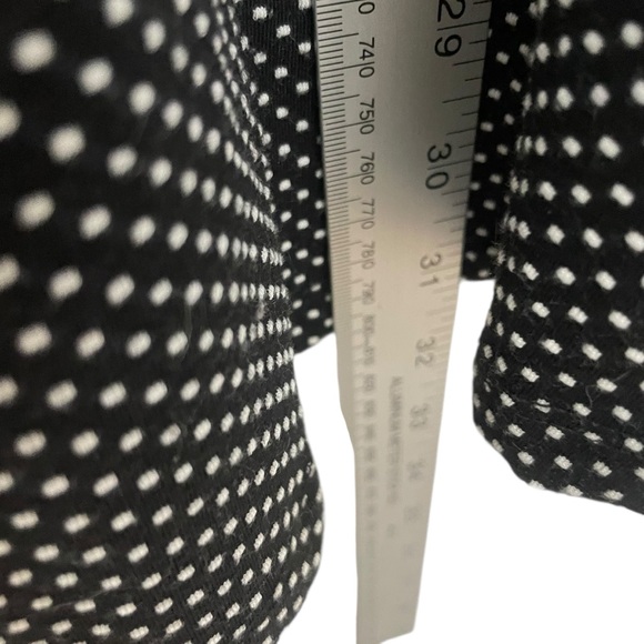 Free People Penelope Dress XS Black Polka Dot Puff Sleeve Mini Academia Boho - Picture 7 of 9